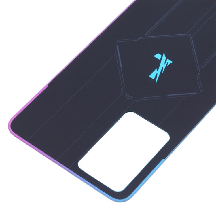 For Oppo Reno7 Pro 5G Back Battery Housing Cover Replacement Part - Colorful Black