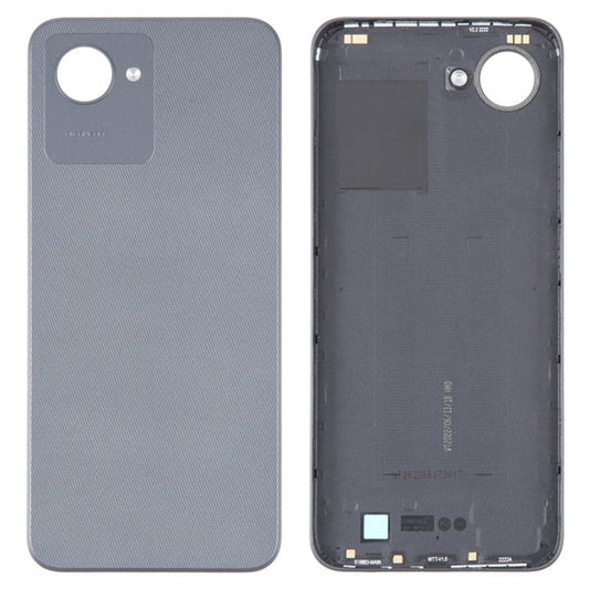 For Realme C30 OEM Cell Phone Rear Housing Back Cover Replacement Parts - Grey