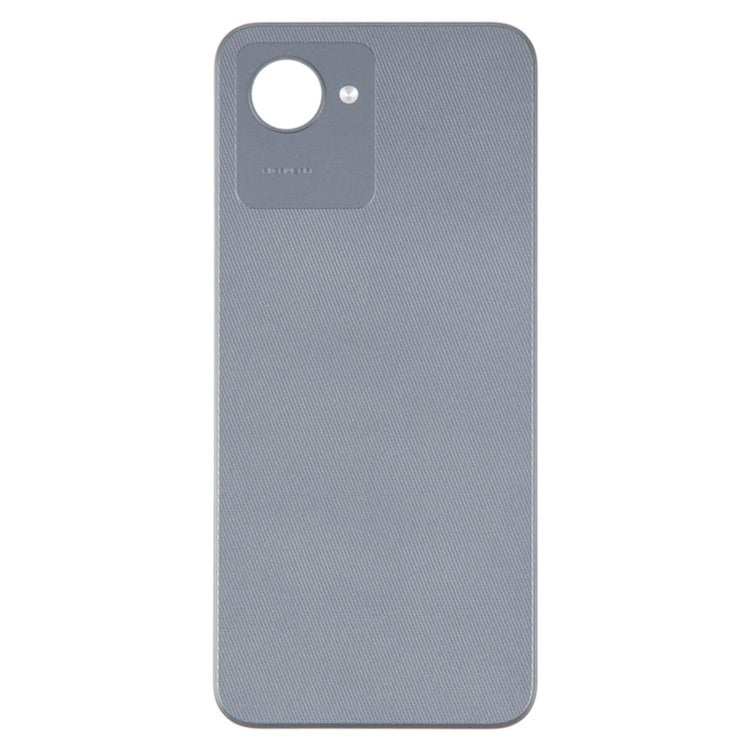 For Realme C30 OEM Cell Phone Rear Housing Back Cover Replacement Parts - Grey