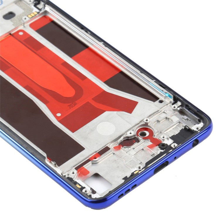 For OPPO Reno3 5G / Reno3 Youth / F15 / Find X2 Lite / K7 (2020) Middle Plate Frame Repair Part (A-Side) (without Logo) - Blue