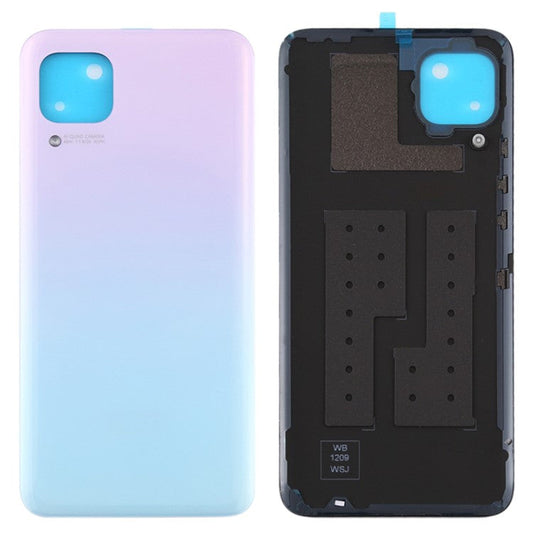 For Huawei P40 lite 4G Battery Housing with Adhesive Sticker + Camera Lens Cover - Pink  /  Blue