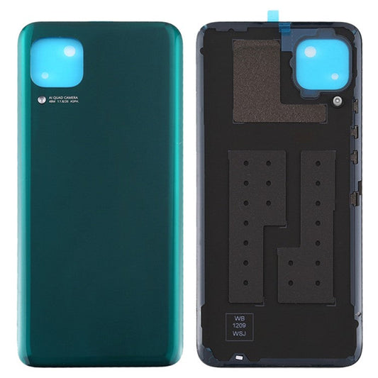 For Huawei P40 lite 4G Battery Housing with Adhesive Sticker + Camera Lens Cover - Green