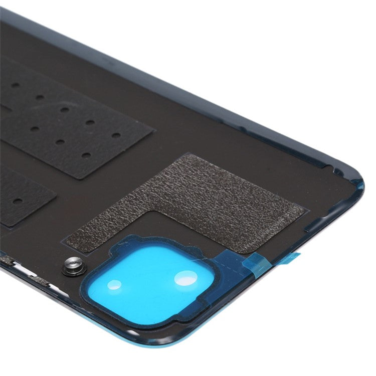 For Huawei P40 lite 4G Battery Housing with Adhesive Sticker + Camera Lens Cover - Green