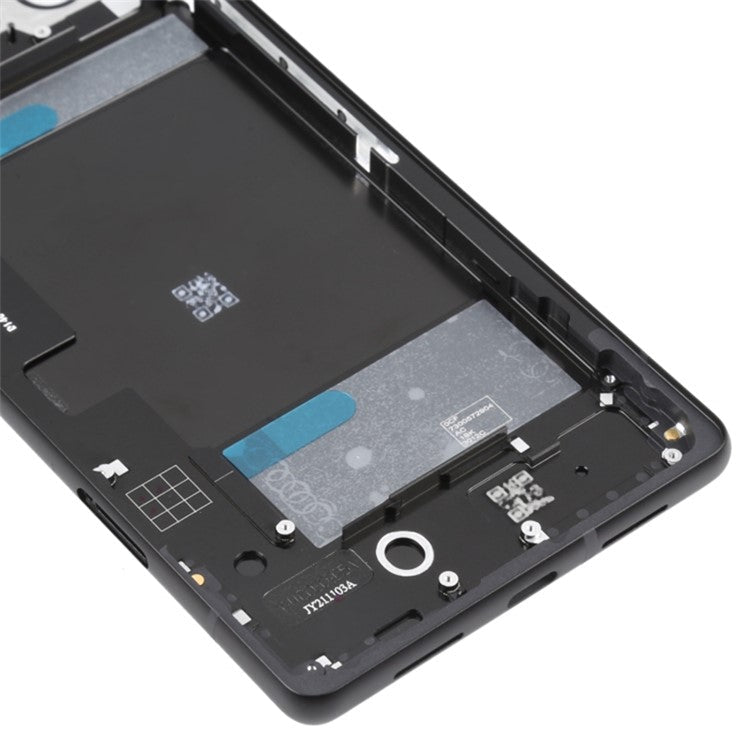 For Google Pixel 6 Back Battery Housing Cover+Middle Plate Frame Replacement - Green