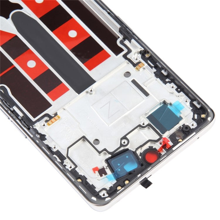 For Oppo A1 Pro 5G Middle Plate Frame Repair Part (A-Side) (without Logo) - Gold
