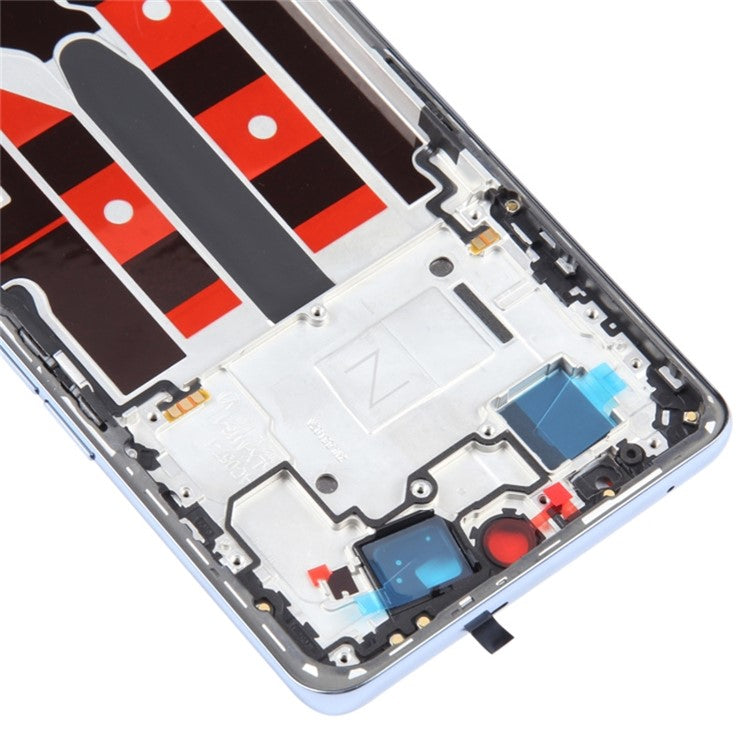 For Oppo A1 Pro 5G Middle Plate Frame Repair Part (A-Side) (without Logo) - Blue