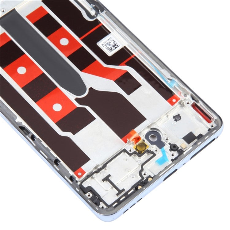 For Oppo A1 Pro 5G Middle Plate Frame Repair Part (A-Side) (without Logo) - Blue