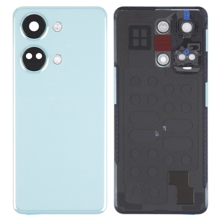 For OnePlus Ace 2V PHP110 OEM Cellphone Battery Housing with Adhesive Sticker + Camera Lens Cover - Green
