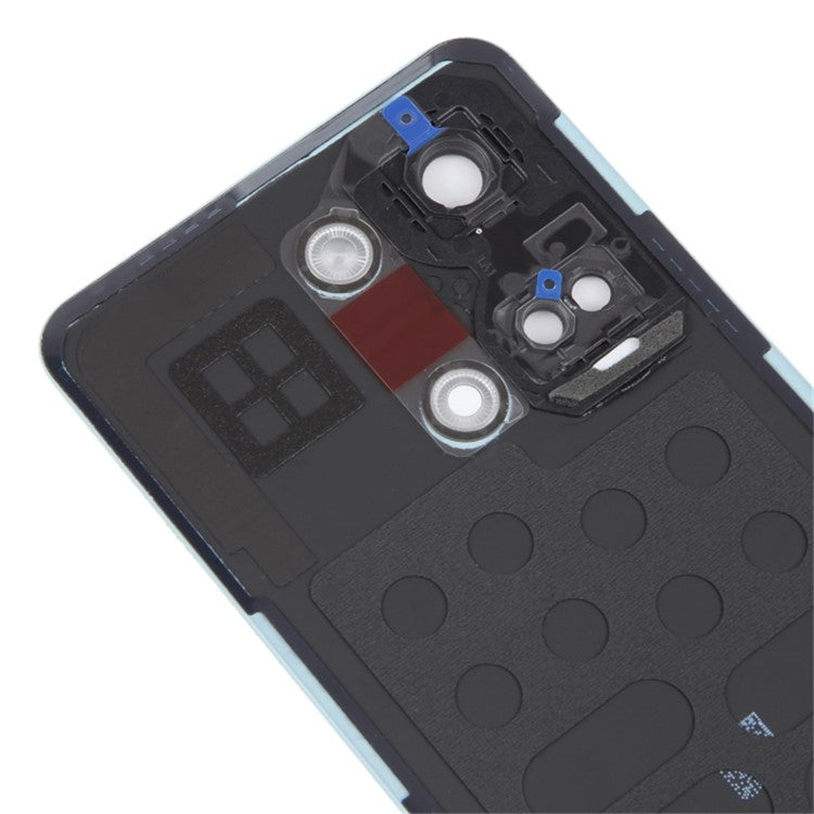 For OnePlus Ace 2V PHP110 OEM Cellphone Battery Housing with Adhesive Sticker + Camera Lens Cover - Green