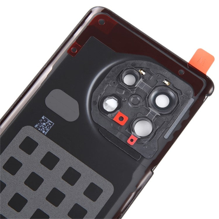 For OnePlus 11 5G PHB110 CPH2449 CPH2447 CPH2451 OEM Battery Housing with Adhesive Sticker + Lens Cover - Black