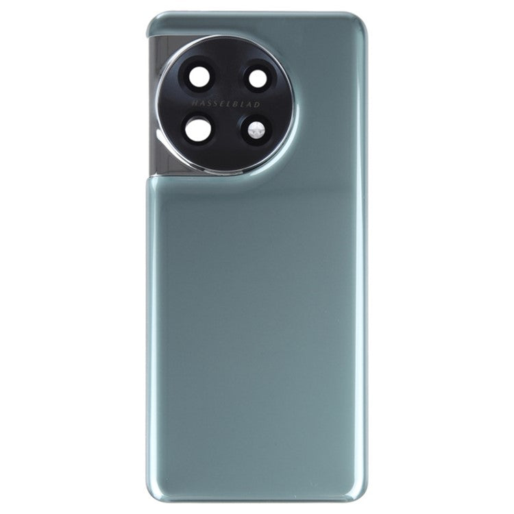 For OnePlus 11 5G PHB110 CPH2449 CPH2447 CPH2451 OEM Battery Housing with Adhesive Sticker + Lens Cover - Green