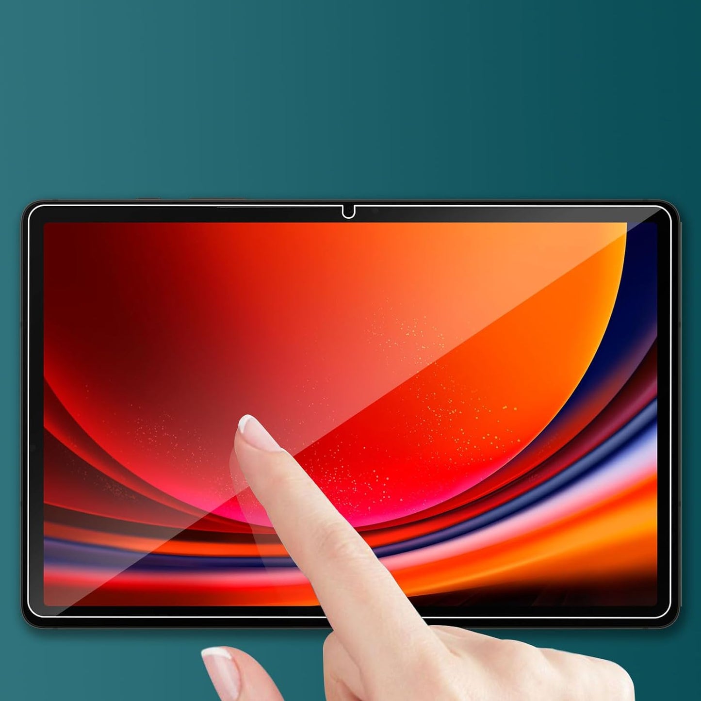 For Samsung Galaxy Tab S9 FE Tempered Glass Screen Protector 2.5D Straight Edge Film