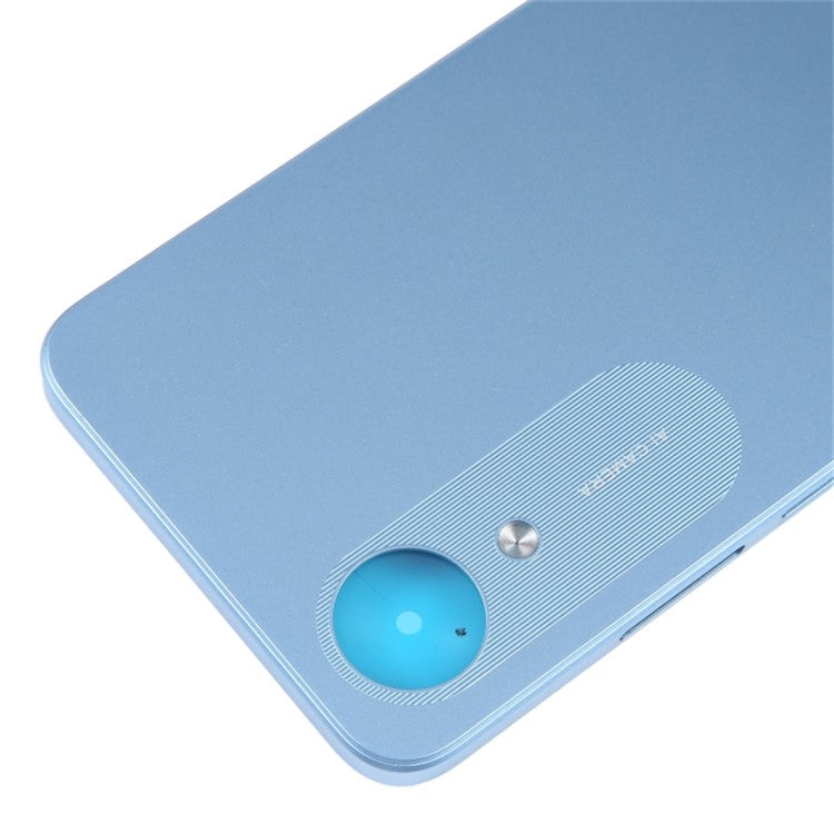 For Oppo A17k 4G Battery Housing Back Cover Replacement Part - Blue