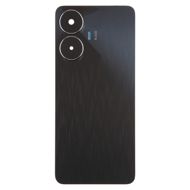 For Realme C55 4G OEM Battery Housing Back Cover with Camera Ring Lens Cover Replacement - Black