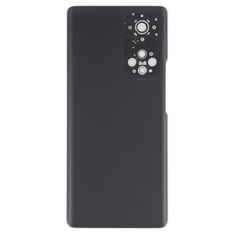 For Honor 50 Pro Housing Battery Door Back Cover with Camera Ring Cover Phone Parts (without Logo) - Black