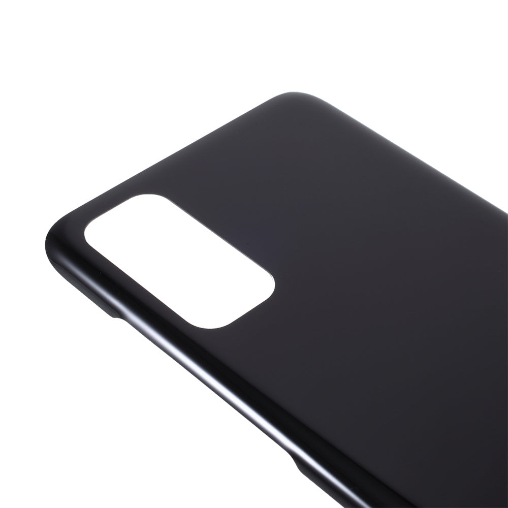 For Samsung Galaxy S20 4G G980  /  S20 5G G981 Battery Housing Cover with Adhesive Sticker (without Logo) - Black