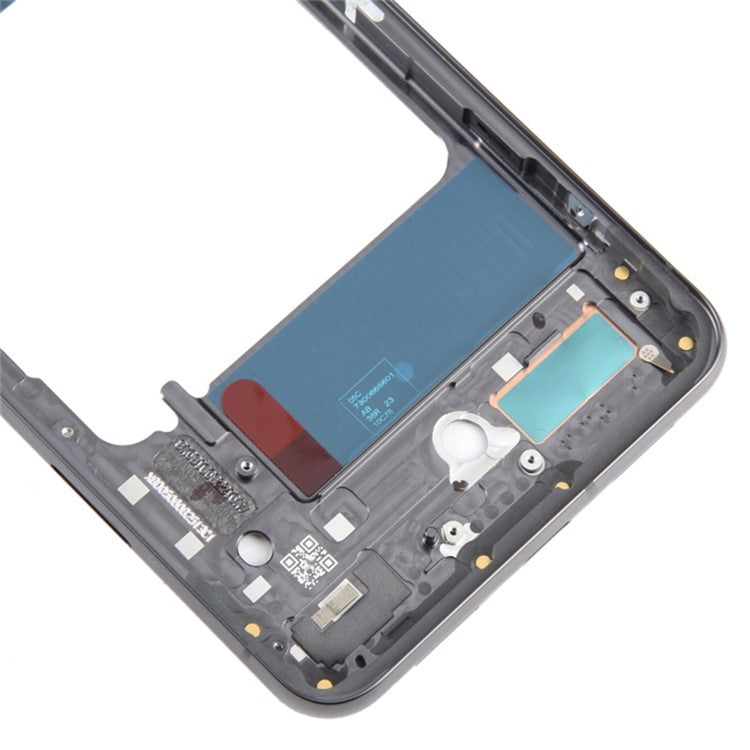 For Google Pixel 8 Pro GC3VE G1MNW OEM Middle Plate Frame Spare Part (without Logo) - Black