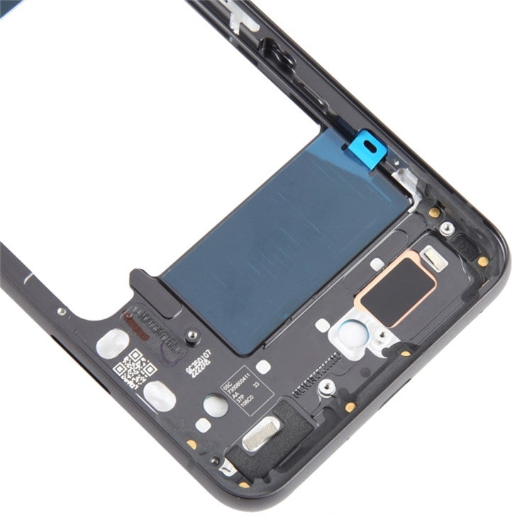 For Google Pixel 8 GKWS6 G9BQD OEM Middle Plate Frame Spare Part (without Logo) - Black
