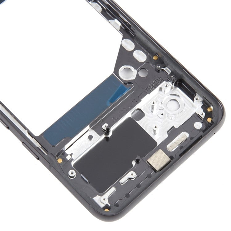 For Google Pixel 8 GKWS6 G9BQD OEM Middle Plate Frame Spare Part (without Logo) - Black