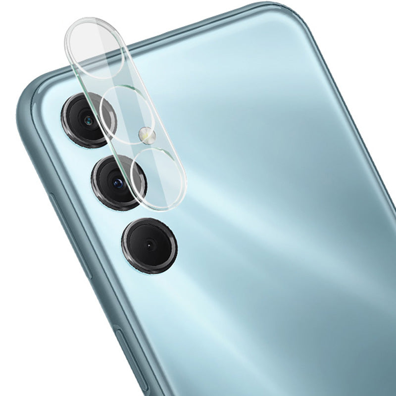 IMAK for Samsung Galaxy M34 5G / F34 5G Integrated Camera Lens Film Tempered Glass Lens Protector + Acrylic Lens Cap