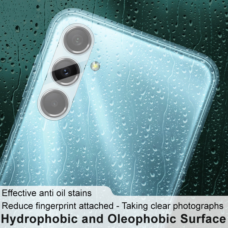 IMAK for Samsung Galaxy M34 5G / F34 5G Integrated Camera Lens Film Tempered Glass Lens Protector + Acrylic Lens Cap