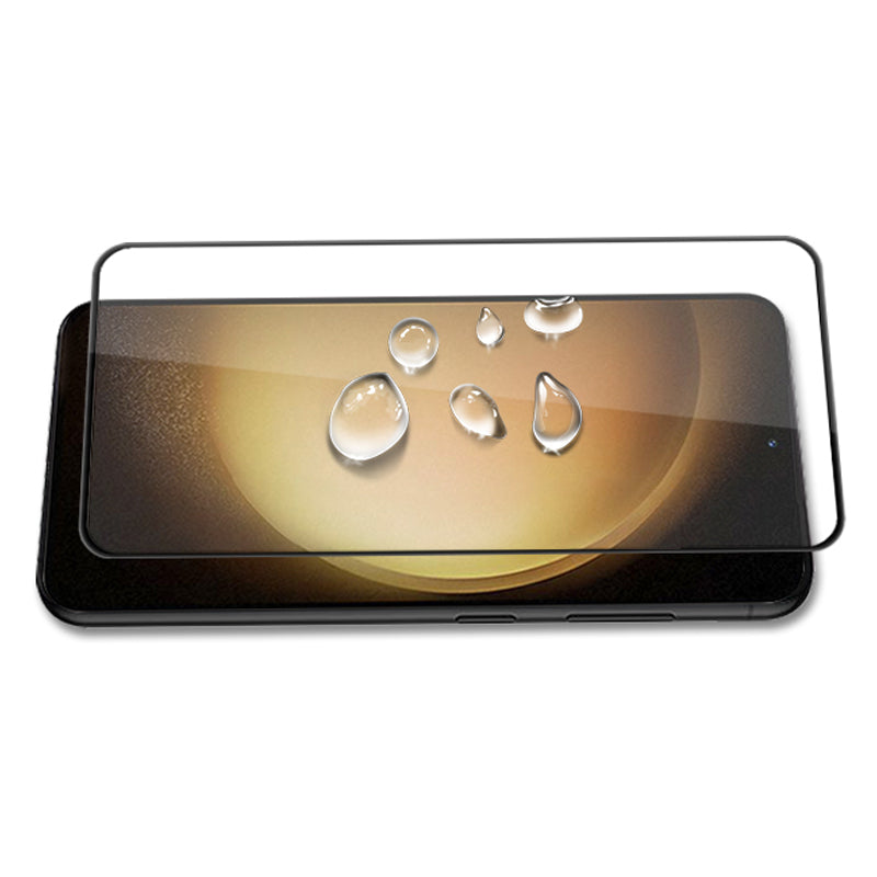 MOCOLO For Samsung Galaxy S24+ Silk Printing Tempered Glass HD Clear Screen Protector - Black