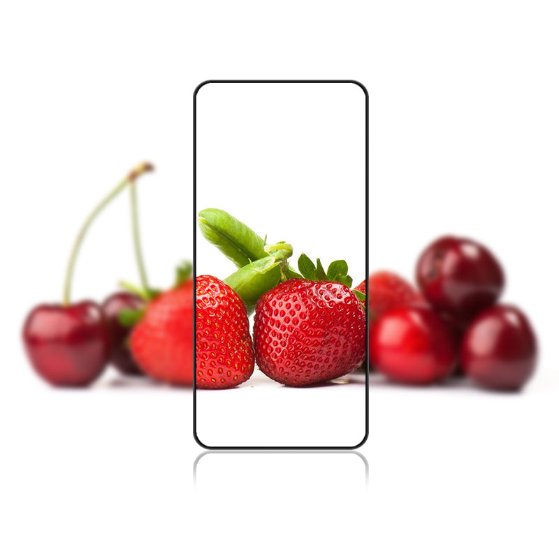 MOCOLO For Samsung Galaxy S24+ Silk Printing Tempered Glass HD Clear Screen Protector - Black
