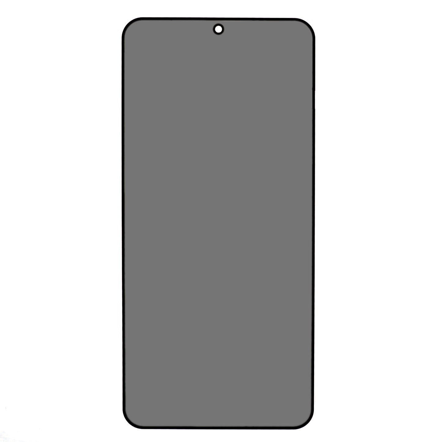 For Samsung Galaxy S24 Anti-Spy Tempered Glass Film Silk Printing Screen Protector (Side Glue)