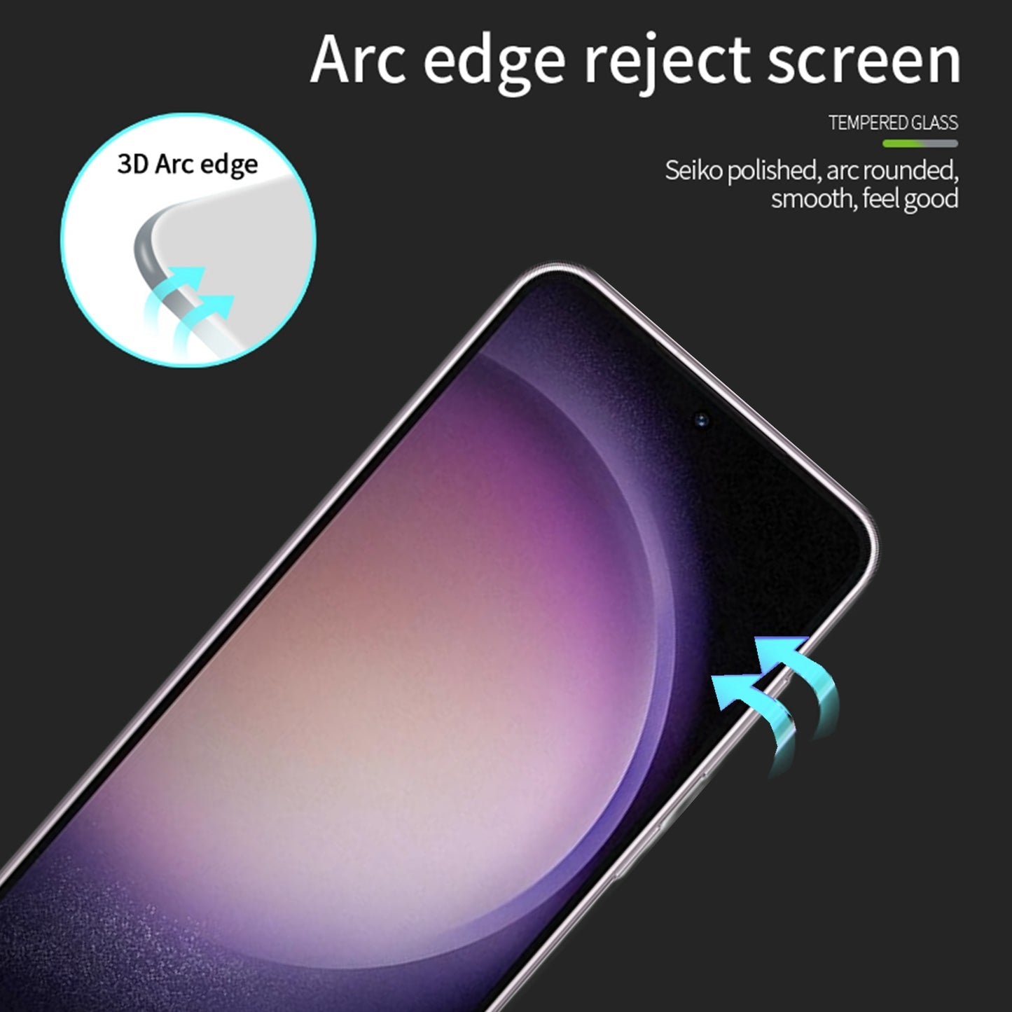 MOFI JK 3D Tempered Glass Film-1 for Samsung Galaxy S24+ High Aluminum-silicon Glass Screen Protector
