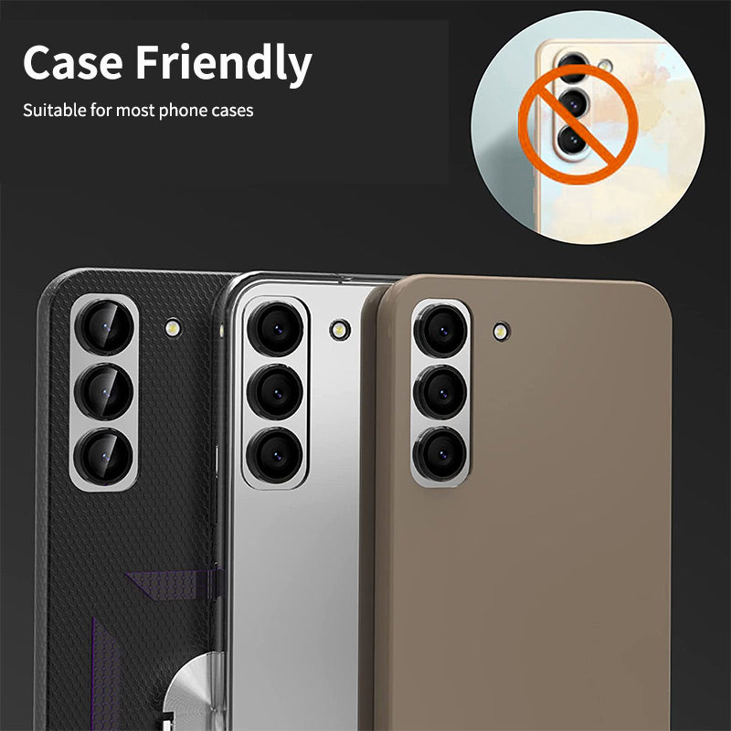 ENKAY HAT PRINCE For Samsung Galaxy S24+ Camera Lens Protector Aluminum Alloy+Tempered Glass Lens Film - Yellow