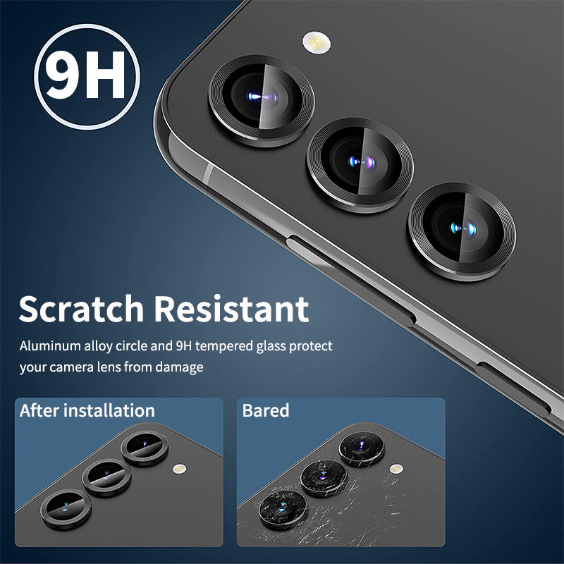 ENKAY HAT PRINCE For Samsung Galaxy S24 Individual Camera Lens Protector Ultra HD Lens Film - Grey