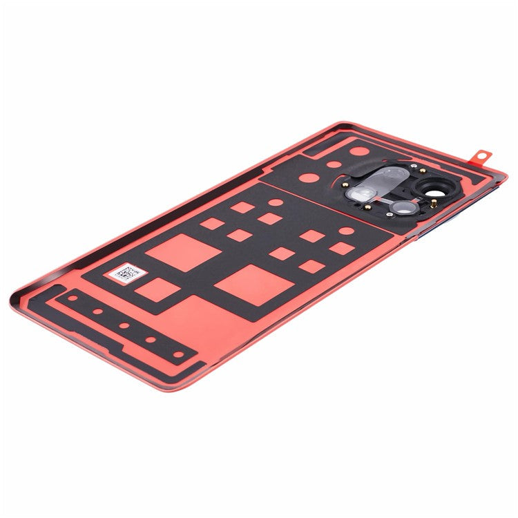 For OnePlus Ace 2 5G OEM Battery Housing with Adhesive Sticker + Camera Lens Cover - Red