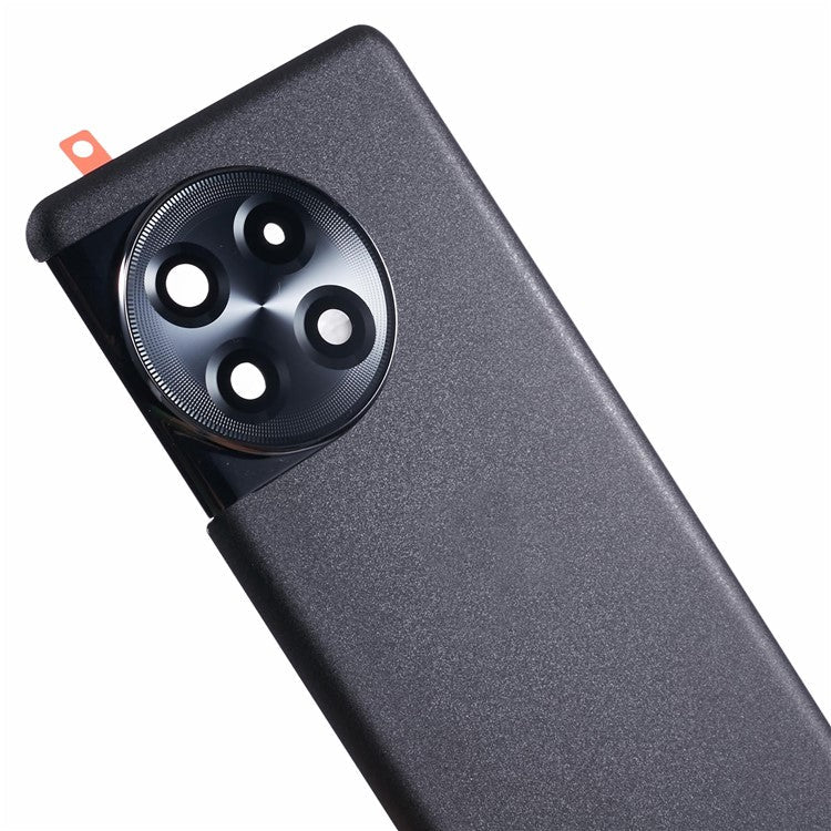 For OnePlus Ace 2 5G OEM Battery Housing with Adhesive Sticker + Camera Lens Cover - Black