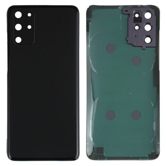 For Samsung Galaxy S20 Plus 4G G985 Battery Housing with Adhesive Sticker + Camera Lens Cover - Black