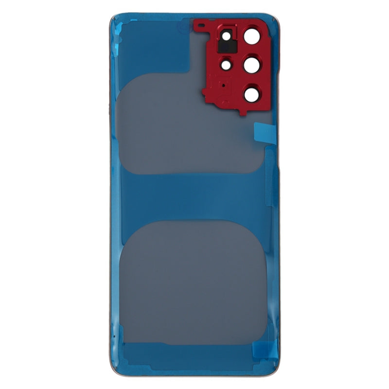 For Samsung Galaxy S20 Plus 4G G985 Battery Housing with Adhesive Sticker + Camera Lens Cover - Red