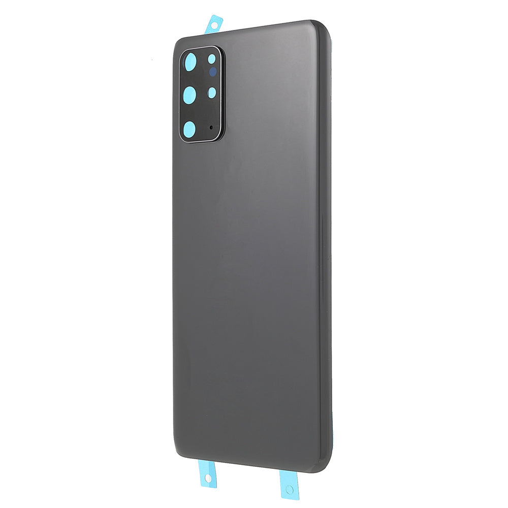 For Samsung Galaxy S20 Plus 4G G985 Battery Housing with Adhesive Sticker + Camera Lens Cover - Grey