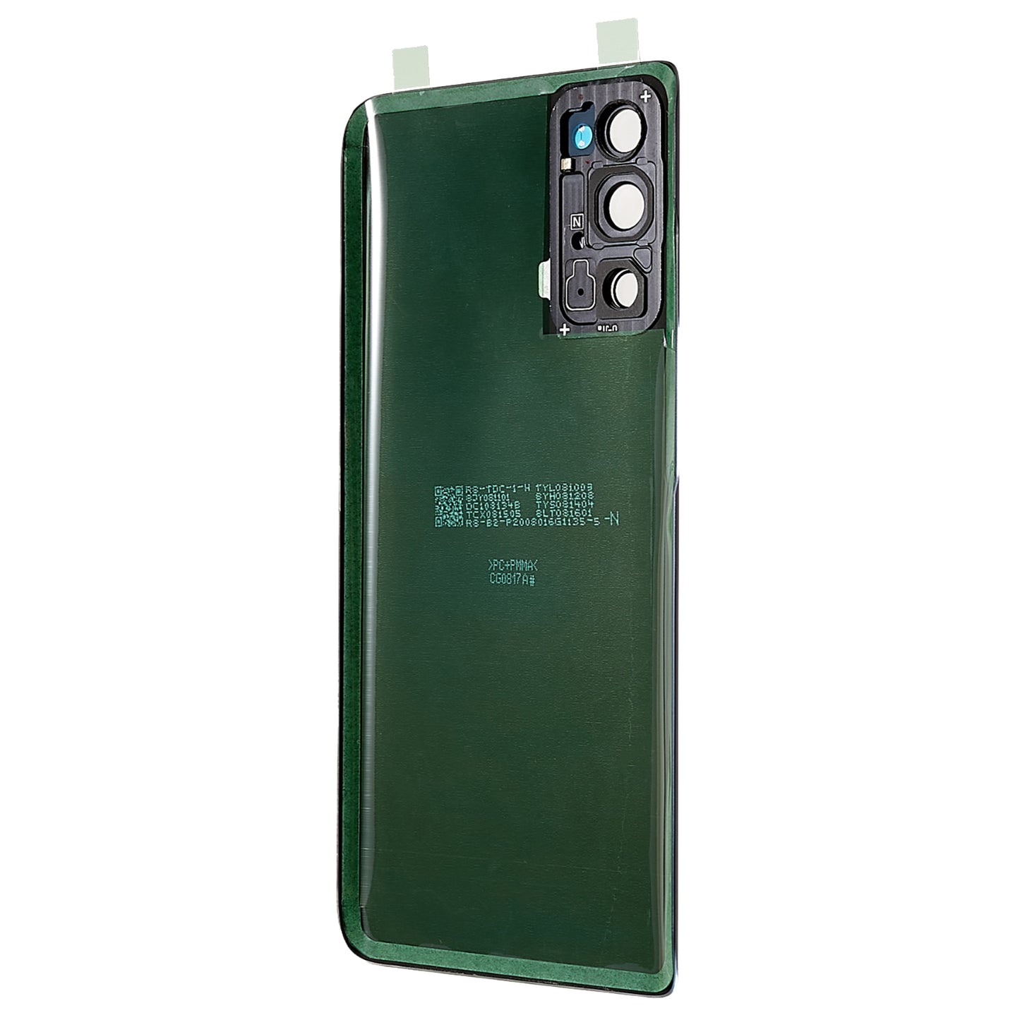 For Samsung Galaxy S20 FE G780  / S20 FE 5G G781 Battery Housing with Adhesive Sticker + Camera Lens Cover (without Logo) - Blue