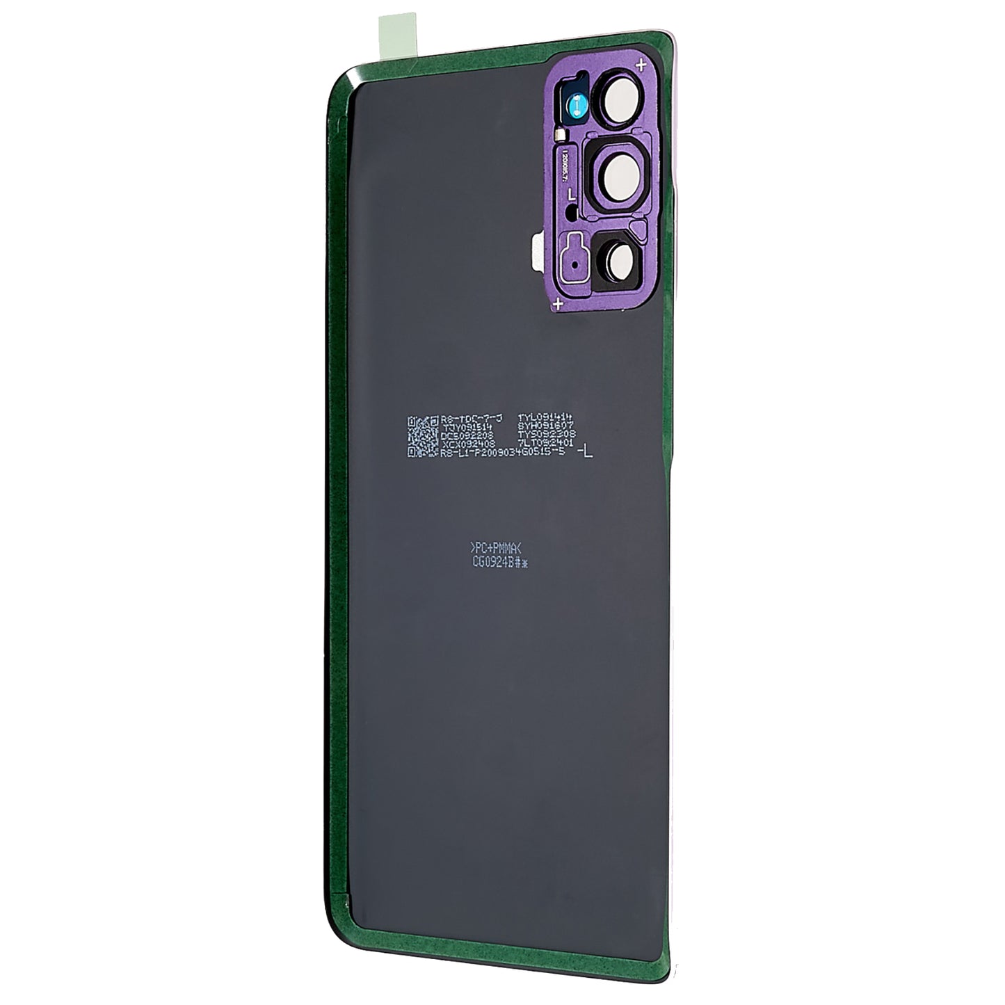 For Samsung Galaxy S20 FE G780  / S20 FE 5G G781 Battery Housing with Adhesive Sticker + Camera Lens Cover (without Logo) - Pink