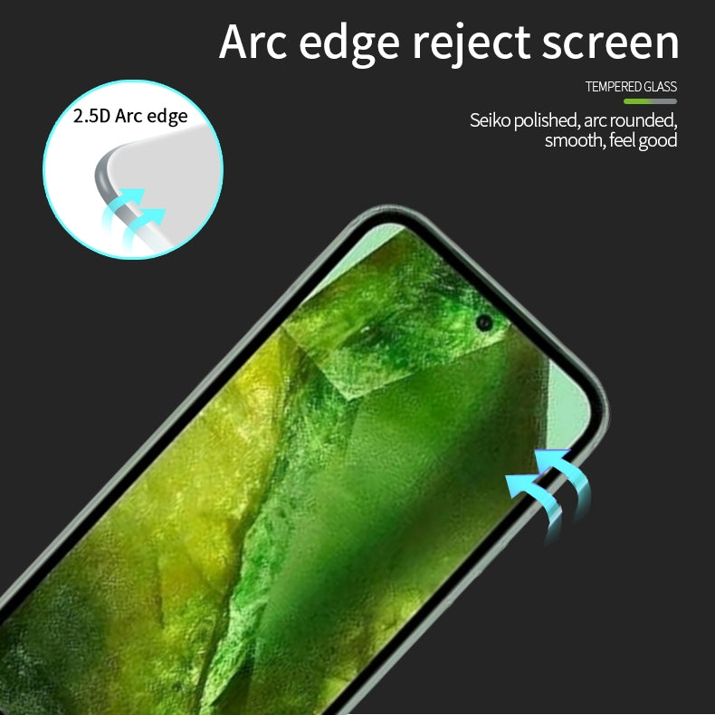 PINWUYO JK Series-2 for Google Pixel 8a Screen Protector High Aluminum-silicon Glass HD Clear Screen Film