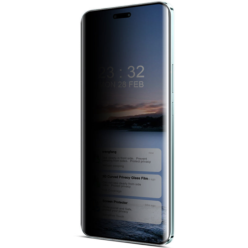 IMAK For Honor Magic6 RSR Porsche Design 5G Anti-Spy Privacy Screen Protector 3D Curved Tempered Glass Film