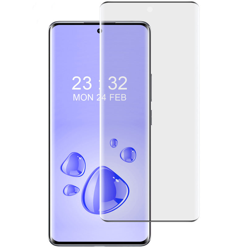 IMAK For Oppo A3 Pro 5G 3D Curved Screen Protector Tempered Glass Anti-scratch Film (No Edge Version)