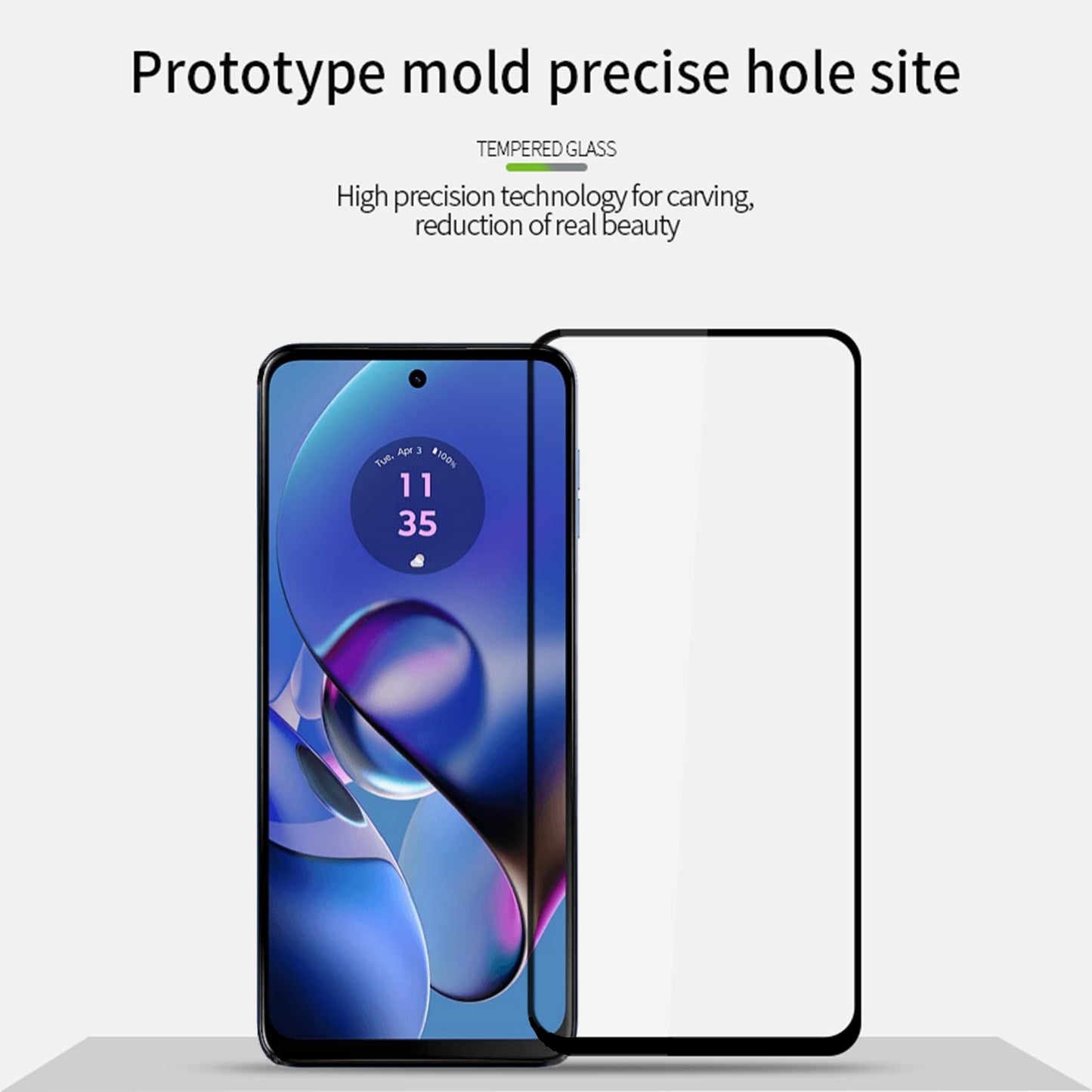 PINWUYO JK Series-2 for Motorola Moto G64 5G Super Clear Screen Protector High Aluminum-silicon Glass Film