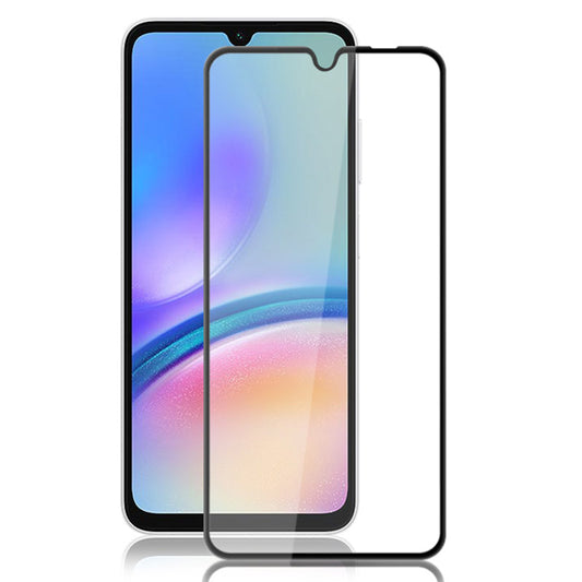 AMORUS Full Screen Protector for Samsung Galaxy M14 4G / A06 / A05s 4G Clear Tempered Glass Film (Silk Printing) - Black
