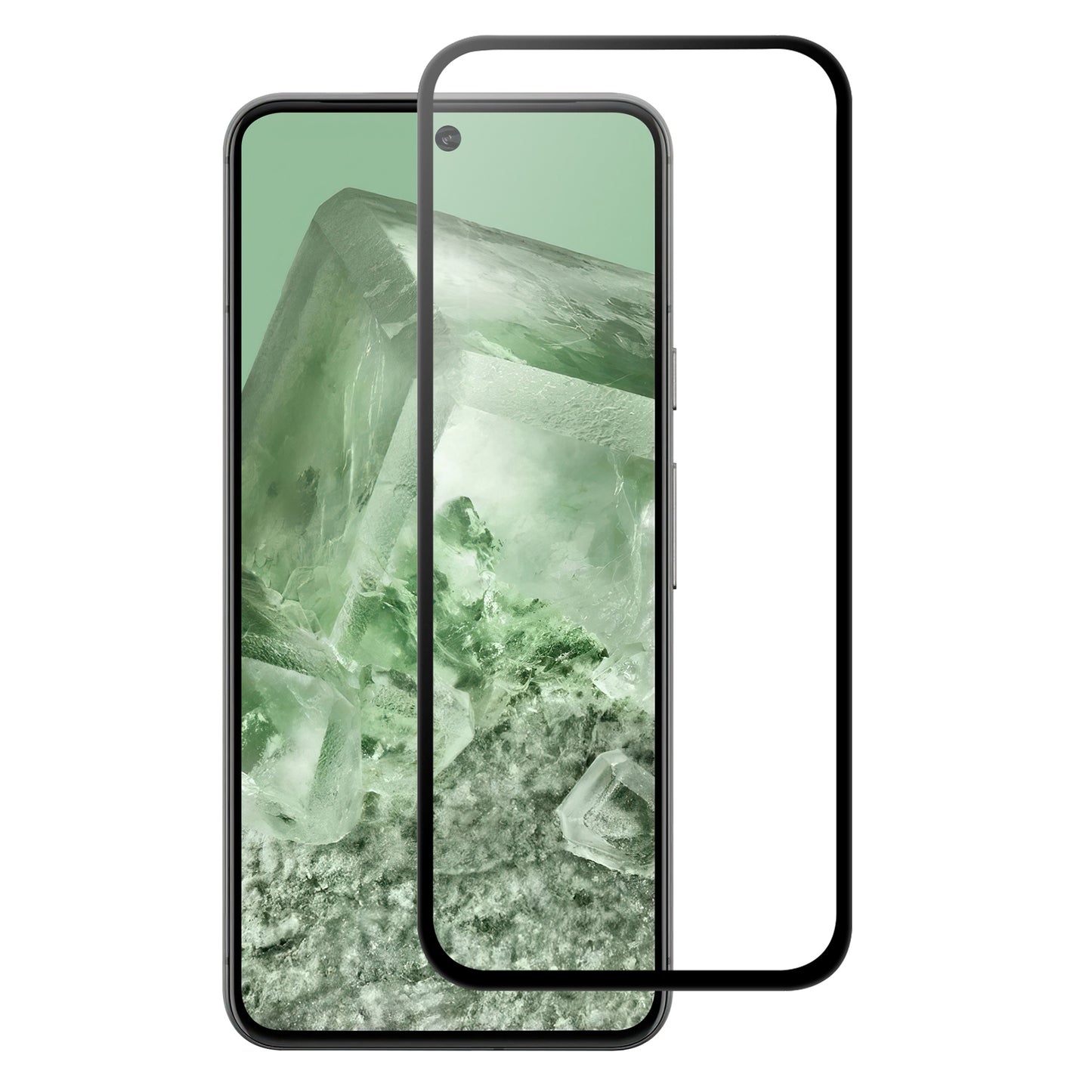 For Google Pixel 8a Screen Film  Black Edge AGC Glass HD Clear Screen Protector