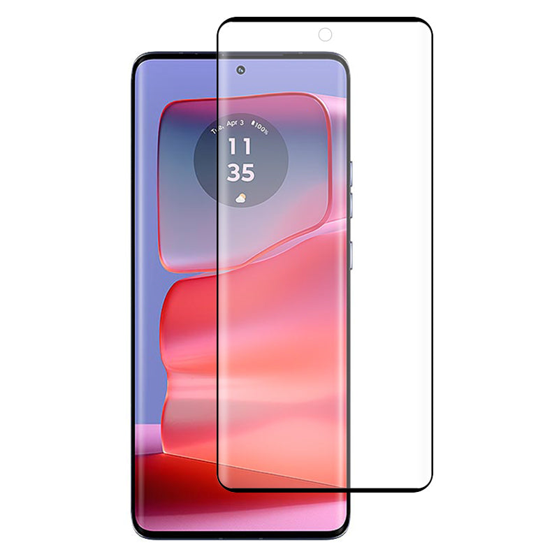 For Motorola Edge 50 Pro 5G / 50 Ultra 5G Screen Protector 3D Curved Silk Print High Aluminum-silicon Glass Film