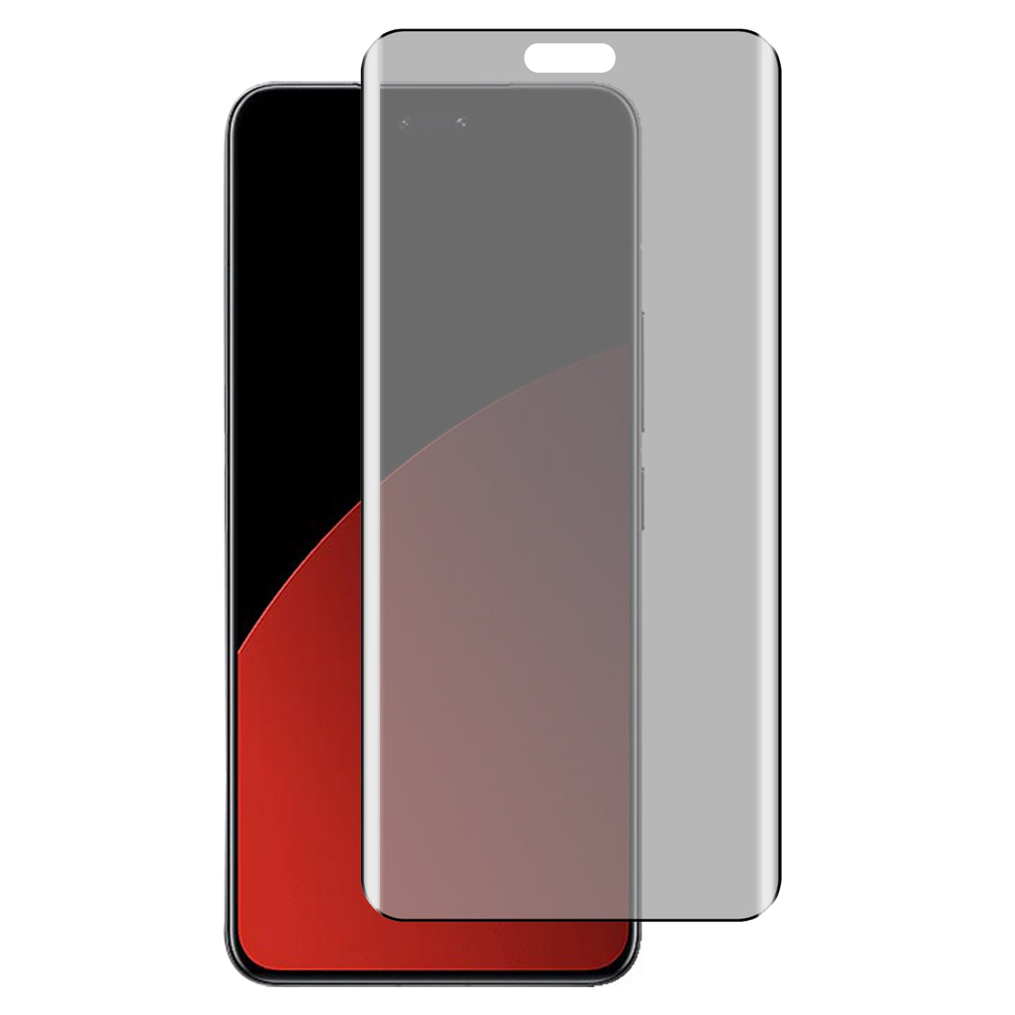 For Xiaomi Civi 4 Pro 5G Anti-Spy Screen Protector Tempered Glass 3D Curved Edge Film