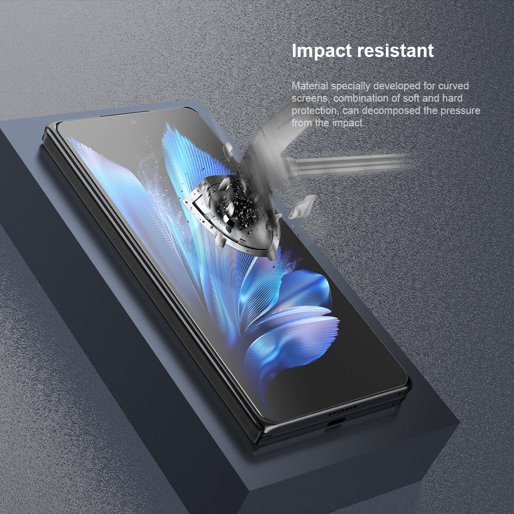 NILLKIN 2Pcs For vivo X Fold3 / X Fold3 Pro Screen Protector Scratch-Proof PMMA Film with Easy Installation Tool
