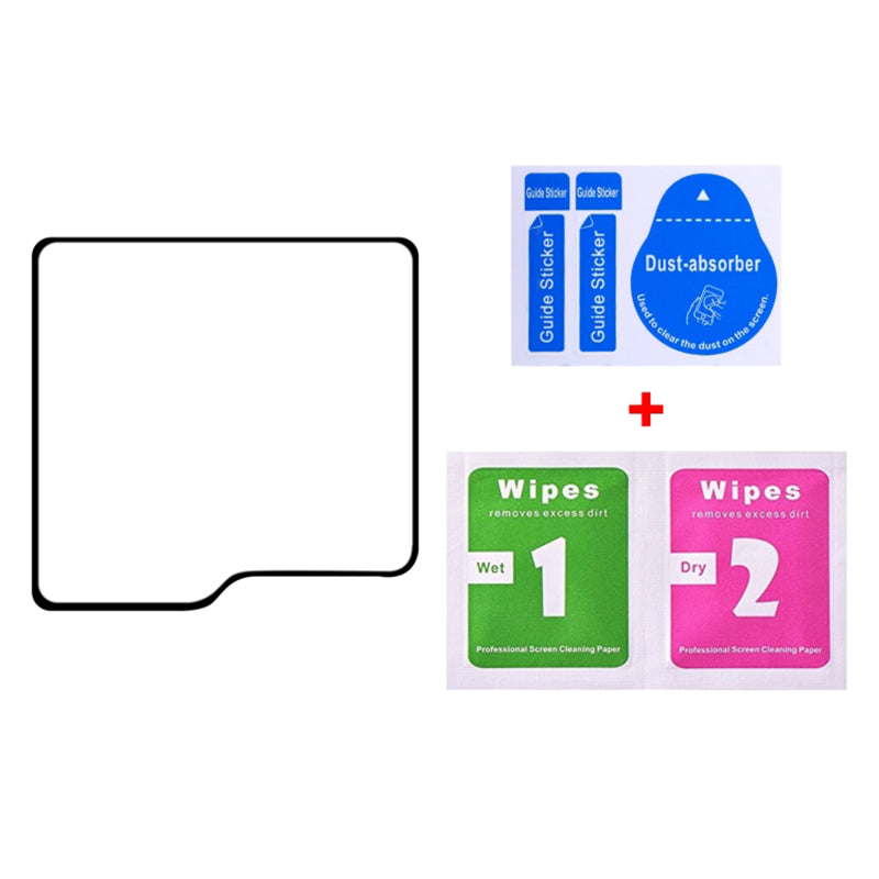 For Samsung Galaxy Z Flip6 5G Rear Small Screen Protector Silk Printing Tempered Glass Film