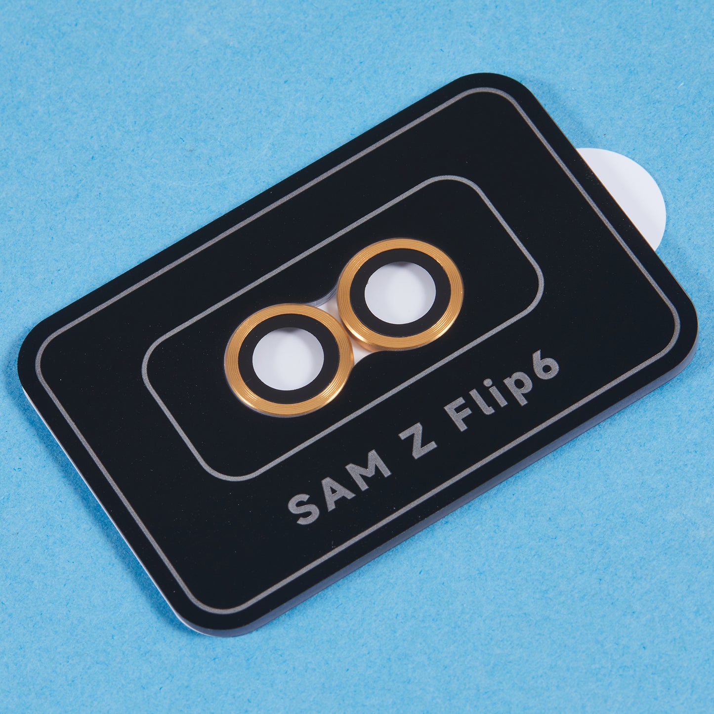 For Samsung Galaxy Z Flip6 5G Camera Lens Protector Precise Positioning Individual Lens Film Set - Gold