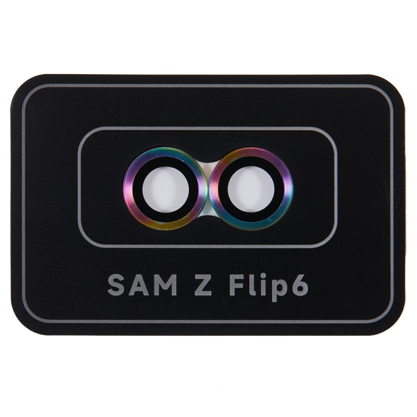 For Samsung Galaxy Z Flip6 5G Camera Lens Protector Precise Positioning Individual Lens Film Set - Colorful